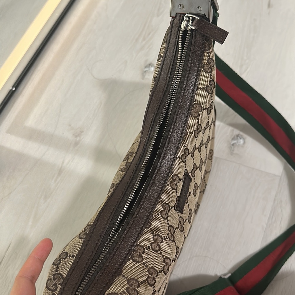 Gucci canvas black shoulder bag - Picture 4 of 5